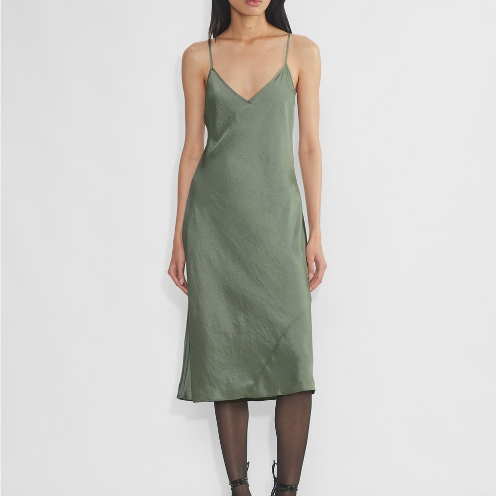 Satin Midi Aritzia